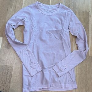 LULuLemon Light Pink Long Sleeve Top